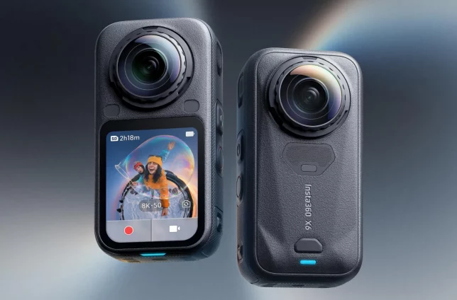 دوربین اکشن Insta360 X6 معرفی شد؛ ابعاد کوچک‌تر با قابلیت فیلمبرداری 8k