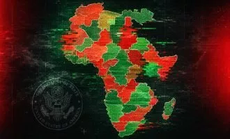 نمایش نقشه اشتباه آفریقا توسط وزارت خارجه آمریکا
