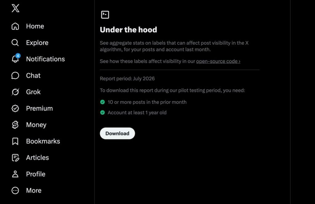 ایکس Under the hood