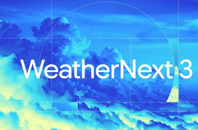 مدل پیش‌بینی آب‌وهوای WeatherNext 3