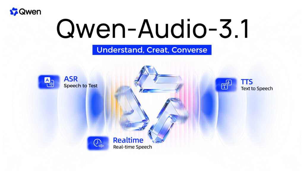 علی‌بابا از مدل‌های Qwen-Audio-3.1 برای درک صوتی و مکالمه لحظه‌ای رونمایی کرد