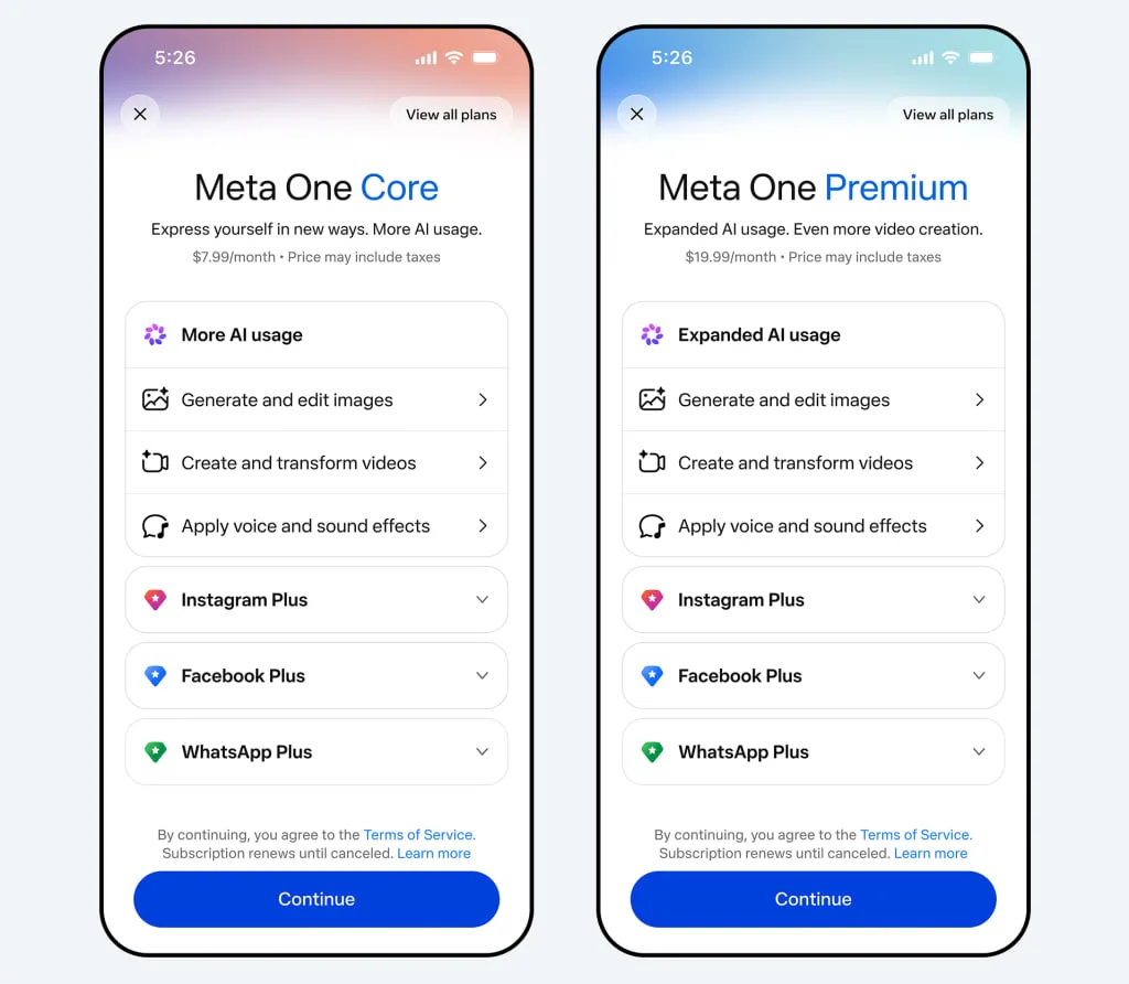 اشتراک Meta One