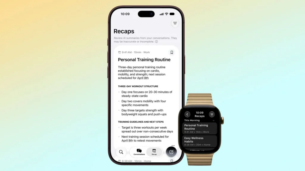  Siri Recap