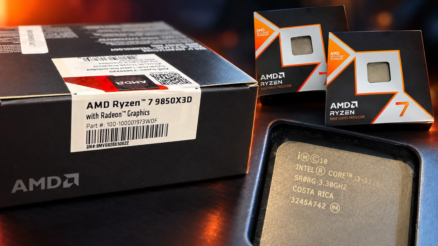 آمازون دو بار به‌جای Ryzen 7 9850X3D پردازنده Core i3 برای کاربر ارسال کرد