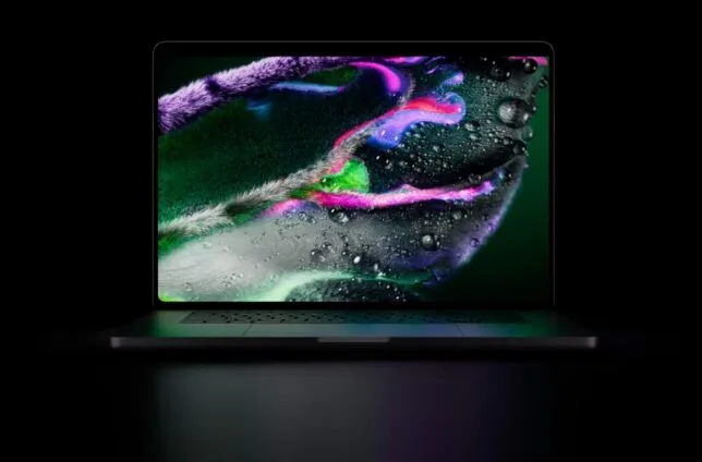 اپل از اولین مک‌بوک پرو با نمایشگر لمسی OLED رونمایی کرد
