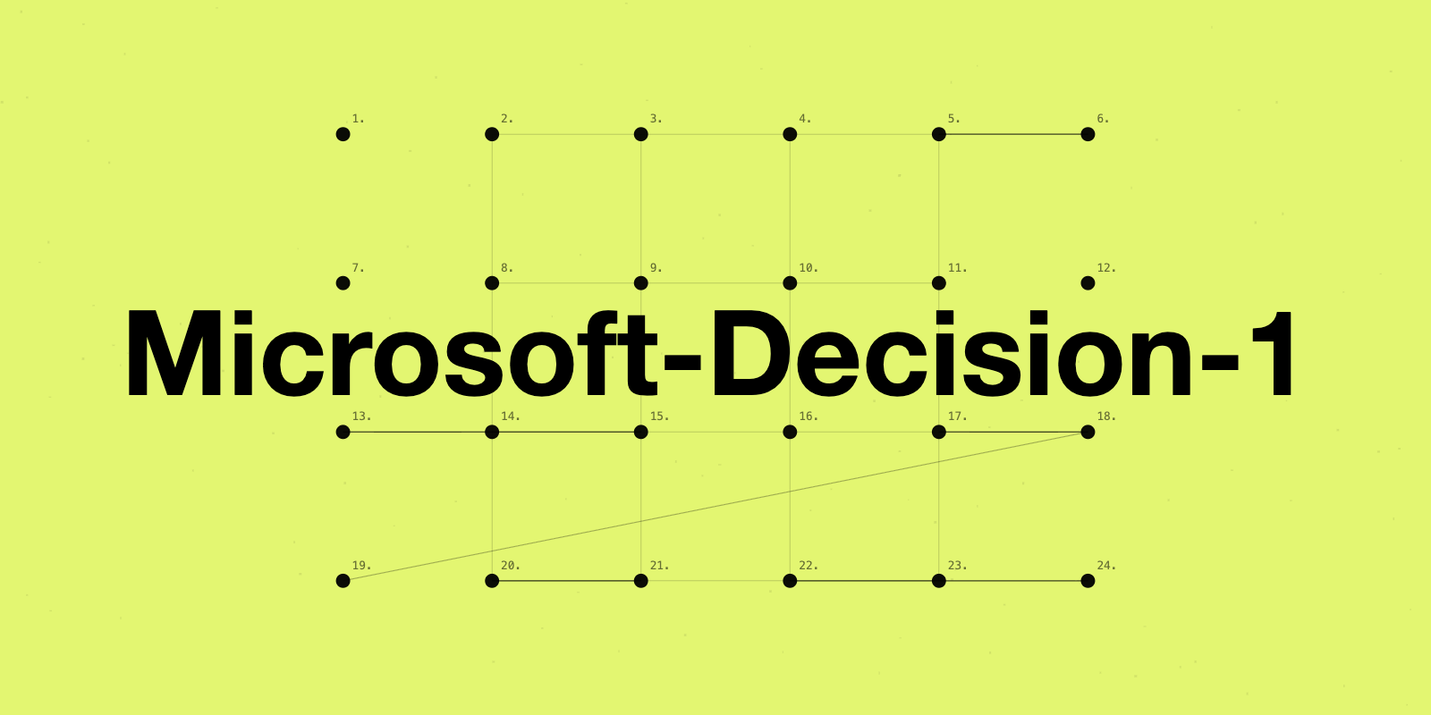 تصویر خبر: مایکروسافت از مدل تصمیمگیری Decision-1 برپایه هوش مصنوعی علیبابا رونمایی کرد